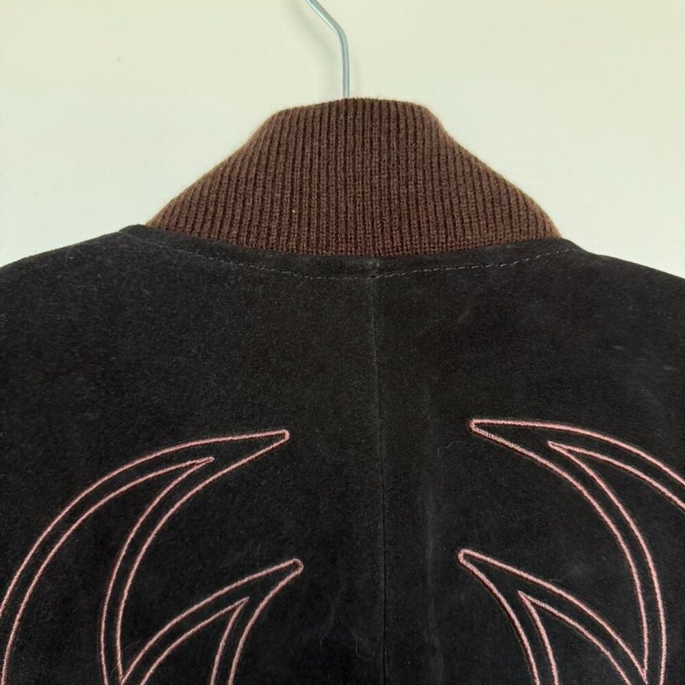 Brand New Lucchese Suede Bomber Jacket - M - Picture 7 of 8